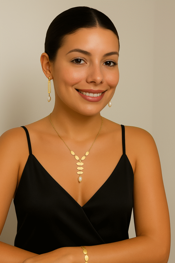Collar de Plata 925 con Perlas. - Imagen 2