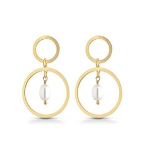 Pendiente de Plata 925 con Perlas.