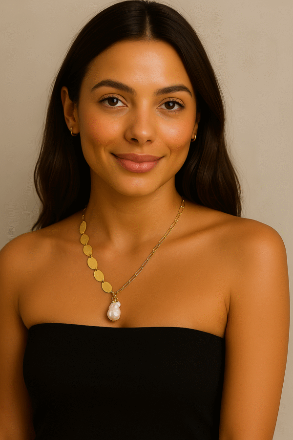 Collar de Plata 925 con Perlas. - Imagen 2