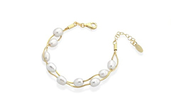 Pulsera de Plata 925 con Perlas.