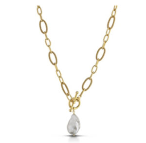 Collar de Plata 925 con Perlas.