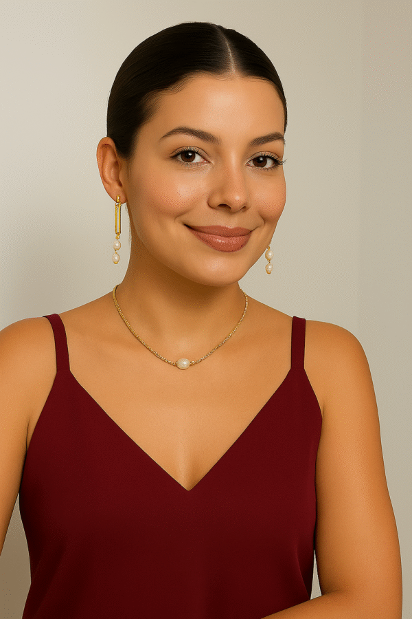 Collar de Plata 925 con Perlas. - Imagen 2