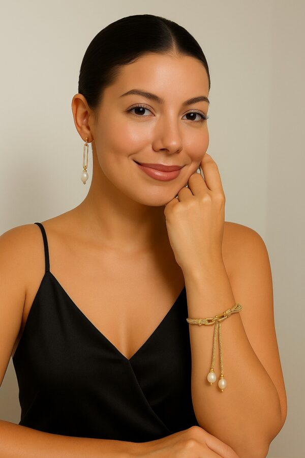 Pulsera de Plata 925 con Perlas. - Imagen 2