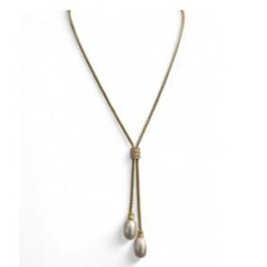 Collar de Plata 925 con Perlas y Circonitas.